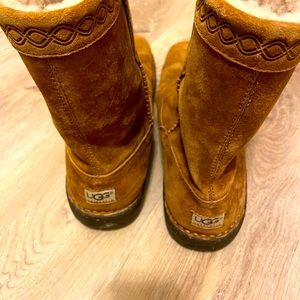 Ugg Australia Men’s Aliso Brown Leather Winter Boots SN 1756